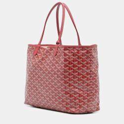 Pre Owned Goyard Red Goyardine Saint Louis PM