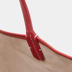 Pre Owned Goyard Red Goyardine Saint Louis PM