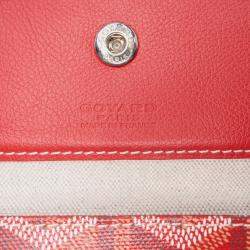 Pre Owned Goyard Red Goyardine Saint Louis PM