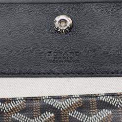 Pre Owned Goyard Black Goyardine Reversible Anjou PM