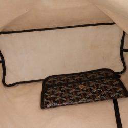 Pre Owned Goyard Black Goyardine Saint Louis PM