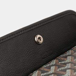 Pre Owned Goyard Black Goyardine Saint Louis PM