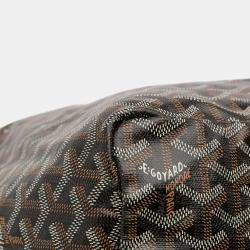 Pre Owned Goyard Black Goyardine Saint Louis GM