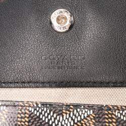 Pre Owned Goyard Black Goyardine Saint Louis GM