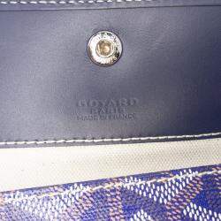 مملوكة مسبقًا Goyard Blue Goyardine Saint Louis PM