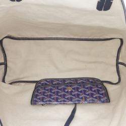 مملوكة مسبقًا Goyard Blue Goyardine Saint Louis PM