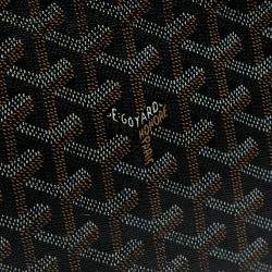 Pre Owned حقيبة سينات غويار MM غويار كنفاس مقوى غويار ردين سوداء