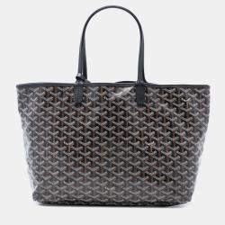 مملوكة مسبقًا Goyard Black Goyardine Saint Louis PM