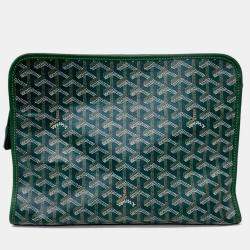 مملوكة مسبقًا Goyard Green PVC Juvance GM
