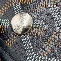 Pre Owned حقيبة يد جويارد سانت لويس جلد بي في سي أسود مقاس حجم بي إم