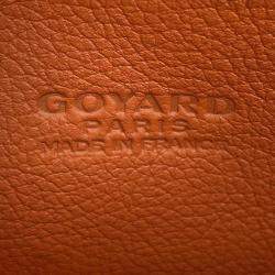 Pre Owned Goyard Isabel Tote Bag Natural/Black Pvc Leather