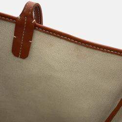 Pre Owned Goyard Isabel Tote Bag Natural/Black Pvc Leather