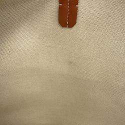 Pre Owned Goyard Isabel Tote Bag Natural/Black Pvc Leather