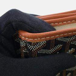 Pre Owned Goyard Isabel Tote Bag Natural/Black Pvc Leather