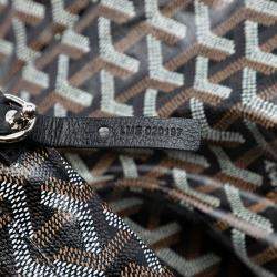 مملوكة مسبقًا Goyard Black Goyardine Saint Louis GM