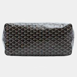 مملوكة مسبقًا Goyard Black Goyardine Saint Louis GM