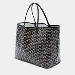 مملوكة مسبقًا Goyard Black Goyardine Saint Louis GM