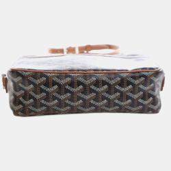 مملوكة مسبقًا Goyard Black Brown Goyardine Sac Cap Vert