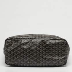 مملوكة مسبقًا حقيبة يد توتس جويارد سان لويز جلد وكانفاس جوياردين أسود مقوى PM