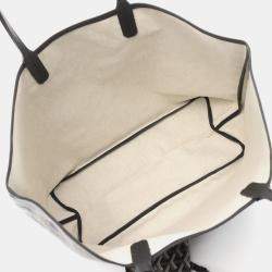 مملوكة مسبقًا حقيبة يد جويارد سانت لويس بي إم قماش مصقول ومغلف بي في سي وجلد أسود/متعدد الألوان