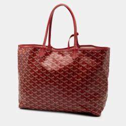 مملوكة مسبقًا Goyard Red Goyardine Saint Louis PM