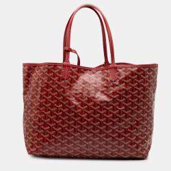 مملوكة مسبقًا Goyard Red Goyardine Saint Louis PM