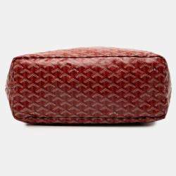 مملوكة مسبقًا Goyard Red Goyardine Saint Louis PM