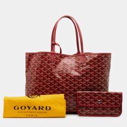 مملوكة مسبقًا Goyard Red Goyardine Saint Louis PM