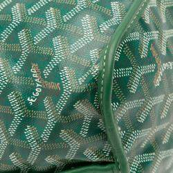 مملوكة مسبقًا حقيبة يد غويارد قابلة للانعكاس أنجو قماش غوياردين أخضر حجم بّي إم