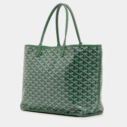 مملوكة مسبقًا حقيبة يد غويارد قابلة للانعكاس أنجو قماش غوياردين أخضر حجم بّي إم