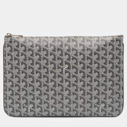 مملوكة مسبقًا Goyard Grey Goyardine Senat MM