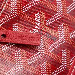 مملوكة مسبقًا Goyard Red Goyardine Saint Louis PM