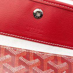 مملوكة مسبقًا Goyard Red Goyardine Saint Louis PM