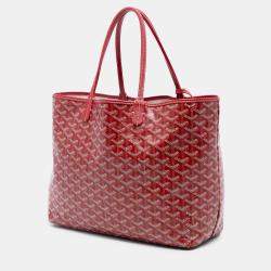 مملوكة مسبقًا Goyard Red Goyardine Saint Louis PM