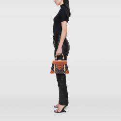 Pre Owned حقيبة جويارد سايغون مقوى صغيرة أسود بني غوياردين