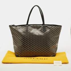 مملوكة مسبقًا حقيبة يد توتس جويارد ارتويس بحرية زرقاء وسطى كانفاس مقوى وجلد