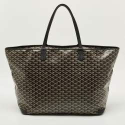 مملوكة مسبقًا حقيبة يد توتس جويارد ارتويس بحرية زرقاء وسطى كانفاس مقوى وجلد