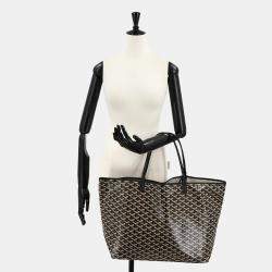 مملوكة مسبقًا Goyard Saint Louis GM Black PVC Leather Tote Bag