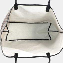 Pre Owned Goyard Saint Louis GM Black PVC Leather Tote Bag