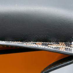 Pre Owned Goyard Black Goyardine Saigon Structured PM