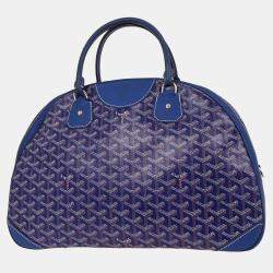 Pre Owned Goyard Blue Saint Jeanne Gm Handbag