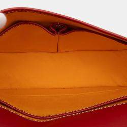 Pre Owned Goyard Red Goyardine Belvedere II PM