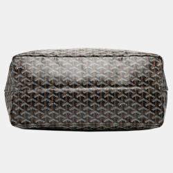 مملوكة مسبقًا Goyard Black Goyardine Saint Louis GM