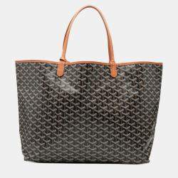 مملوكة مسبقًا Goyard Black Goyardine Saint Louis GM