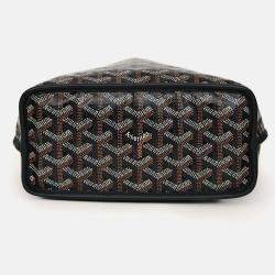 Pre Owned حقيبة غويارد سوداء غوياردين أنجو صغيرة مع محفظة