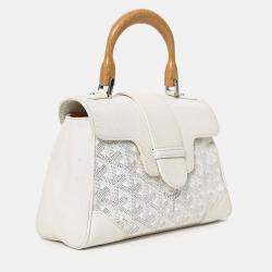 مملوكة مسبقًا Goyard Cream Goyardine Mini Saigon Bag With Strap