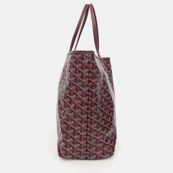 Pre Owned حقيبة يد جويارد سانت لويس كانفاس جوياردين بورجوندي PM