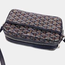 مملوكة مسبقًا Goyard Brown Leather Cafer Crossbody Bag