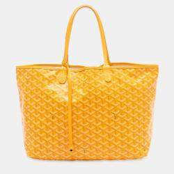 مملوكة مسبقًا Goyard Yellow Goyardine Saint Louis PM
