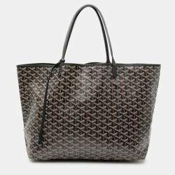 مملوكة مسبقًا Goyard Black Goyardine Saint Louis GM